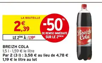 Intermarché Hyper Breizh cola offre