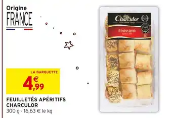 Intermarché Hyper Charculor feuilletés apéritifs offre