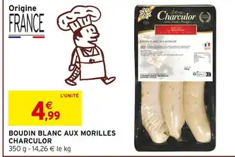 Intermarché Hyper Charculor boudin blanc aux morilles offre