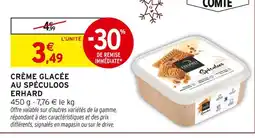 Intermarché Hyper Erhard crème glacée au spéculoos offre