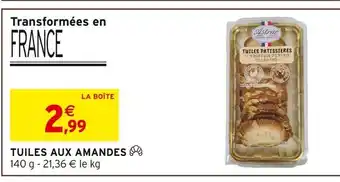 Intermarché Hyper Tuiles aux amandes offre