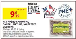 Intermarché Hyper Debroas mix apéro campagne cantal, nature, noisettes offre