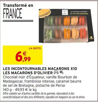 Intermarché Hyper Les macarons d'olivier les incontournables macarons x10 offre