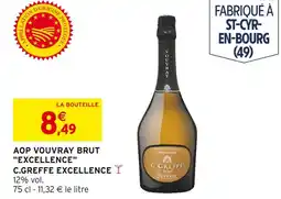 Intermarché Hyper C.greffe aop vouvray brut excellence offre
