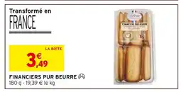 Intermarché Hyper Financiers pur beurre offre