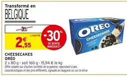 Intermarché Hyper Oreo cheesecakes offre