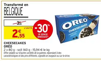 Intermarché Hyper Oreo cheesecakes offre