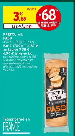 Intermarché Hyper Paso préfou ail offre