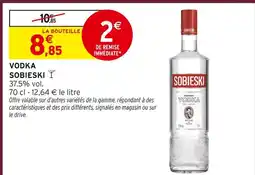 Intermarché Hyper Sobieski vodka offre