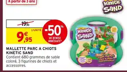 Intermarché Hyper Kinetic sand mallette parc à chiots offre