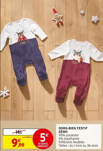 Intermarché Hyper Gémo dors-bien festif offre