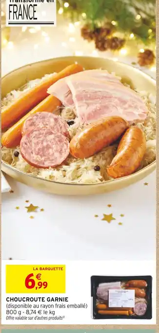 Intermarché Express Choucroute garnie offre