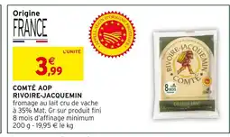 Intermarché Express Rivoire-jacquemin comté aop offre