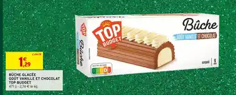 Intermarché Express Top budget bûche glacée goût vanille et chocolat offre