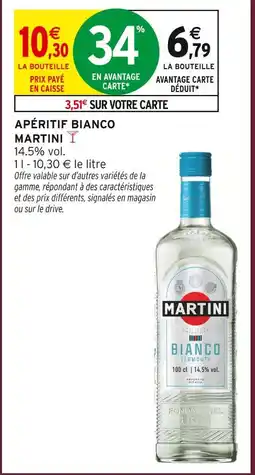 Intermarché Express Martini apéritif bianco offre