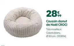 Truffaut Croci coussin donut de noël offre