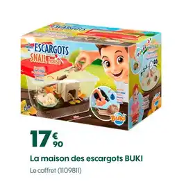 Truffaut Buki la maison des escargots offre