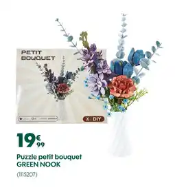 Truffaut Puzzle petit bouquet green nook offre