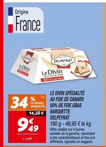 Netto Delpeyrat le divin spécialité au foie de canard offre