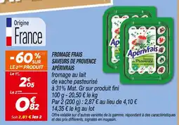 Netto Apérivrais fromage frais saveurs de provence offre