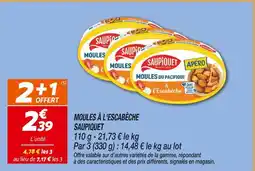 Netto Saupiquet moules à l'escabèche offre