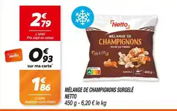 Netto Netto mélange de champignons surgelé offre