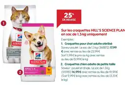 Truffaut Hill's croquettes pour chat adulte stérilisé offre