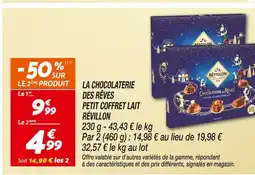 Netto Révillon la chocolaterie des rêves petit coffret lait offre