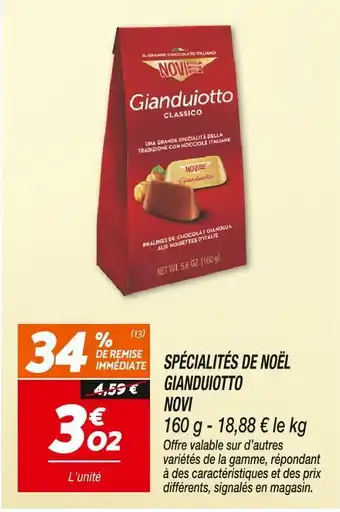 Netto Novi gianduiotto classico offre
