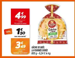 Netto La fournée dorée gâche de noël offre