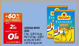 Netto Regia couscous moyen offre
