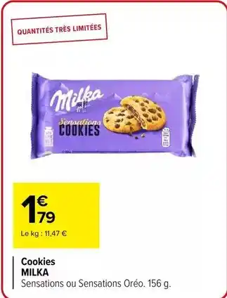 Carrefour Milka - cookies offre