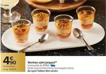 Carrefour Verrines saint jacques offre