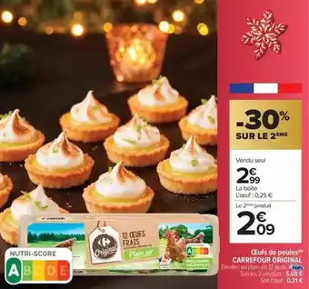 Carrefour Carrefour - oeufs de poules offre
