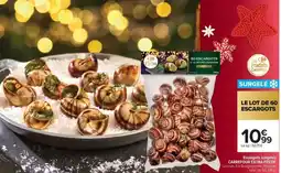 Carrefour Carrefour - le lot de 60 escargots offre