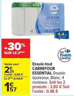 Carrefour Carrefour - essuie-tout offre