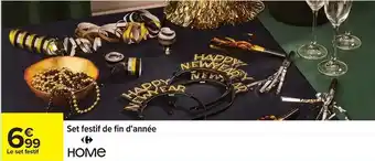 Carrefour Set festif de fin d'année offre