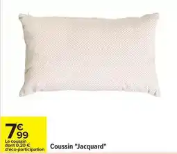 Carrefour Coussin jacquard offre