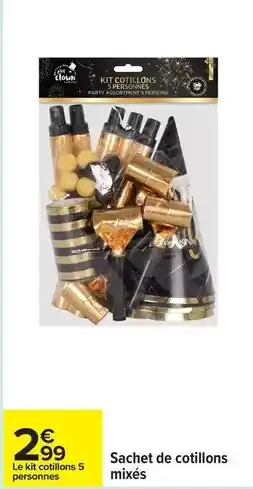 Carrefour Sachet de cotillons 5 mixés offre