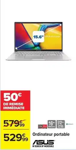 Carrefour Asus - ordinateur portable offre