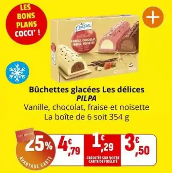 Pilpa - bûchettes glacées les délices