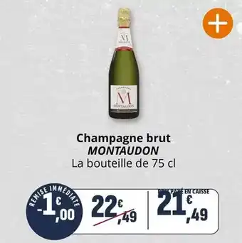 Coccimarket Montaudon - champagne brut offre