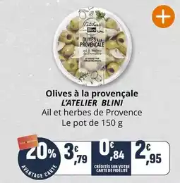 Coccimarket Blini - olives à la provençale offre