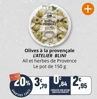 Coccimarket Blini - olives à la provençale offre
