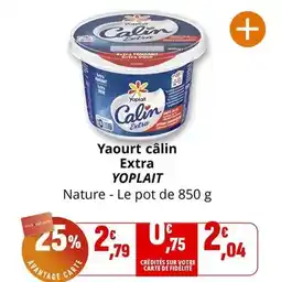 Coccimarket Yoplait - yaourt câlin extra offre