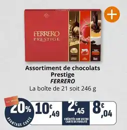 Coccimarket Ferrero rocher - assortiment de chocolats prestige offre