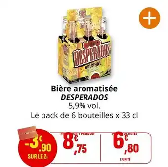 Coccimarket Desperados - bière aromatisée offre