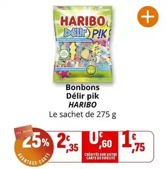 Coccimarket Haribo - bonbons délir pik offre