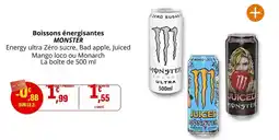 Coccimarket U - boissons énergisantes offre