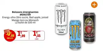 Coccimarket U - boissons énergisantes offre